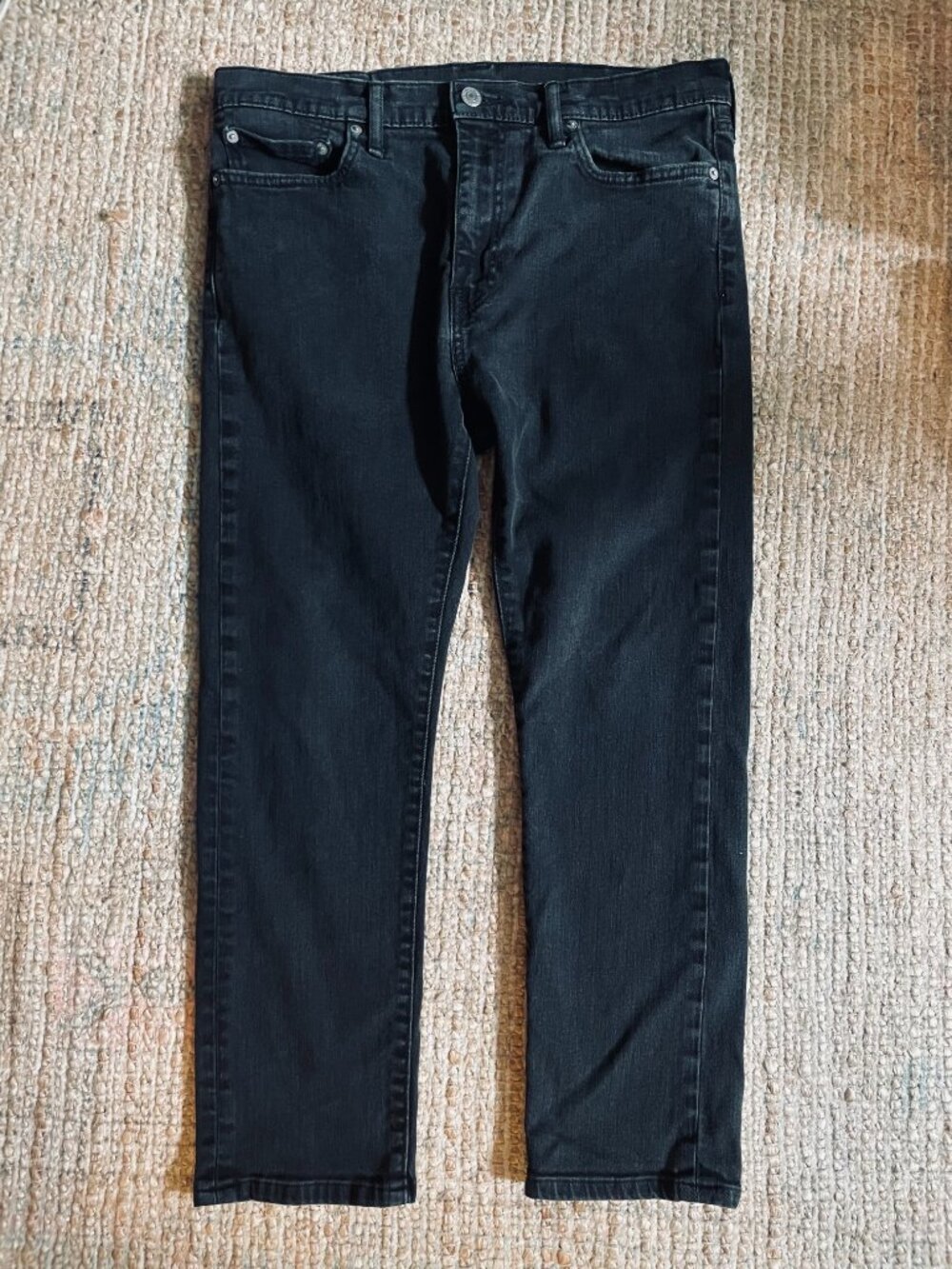 Levi's 510 Skinny Fit Jeans Nightshine Faded Black (Measured Size 33x24) Unisex